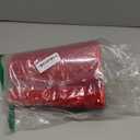 FUHSY Red Christmas Tree Collar Sequin Merry Christmas Tree Skirt 23.6 Inch Glitter Velvet Trees Skirts Sparkly Christmas Trees Trunk Ring Base Cover for Holiday Party Red Xmas Decoration (Round-Standard)