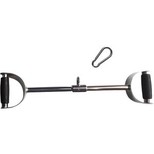 Wide Grip Lat Pull Down Bar, Press Down Bar, Cable Machine Attachment Multi Gym Attachment Solid Steel Tricep V-Bar