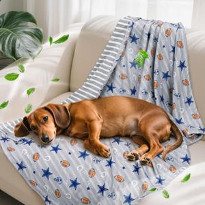 Lightweight Dog Cooling Blanket Self Cooling Blanket for Small Medium Dogs Ice Silk Cat Summer Blanket for Crate&Kennel Sofa (S:28*21inch, Grey-Helmet)