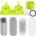 37 mm 1.45 Inch Pins Button Machine Interchangeable Die Mold for Slide Rail Button Maker Machine Button Part Supplies Accessories for Pin Press Machine