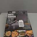 Belgian Waffle Maker with Round 8-inch Ceramic Non-Stick Plate, Browning Control, Black