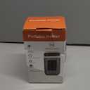 Mini Plug in Heater, Portable Wall Space Heater with Remote, Small Wall Outlet Heating with Adjustable Thermostat and 12H Timer, LED Display for Home Office Bathroom Indoor Use (White)