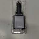 LISEN Retractable Car Charger, Gifts for Him Her, Car Adapter USB C Fast Charger, gifts for Mothers Day Travel Essentials kits Car Accessories for Men Women Gifts for iPhone 17 16 15 14 13 Samsung S26 (Grey)