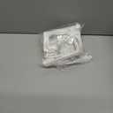 2 x TonGass 4-Pack RV Curtain Holders with Screws (White)  Camper & Motorhome Curtain Clips for Window Drapes, Heavy-Duty Plastic Retainers for RV, Boat, and Trailer Curtains