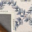 SAFAVIEH Chelsea Wool Accent Rug 1'8"x2'6", Farmhouse Ivory & Blue HK55D