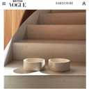 Marble Pet Bowl  Luxury Stone Dog or Cat Bowl, Crema Marfil Marble, Heavyweight & Non-Slip, Handcrafted Elevated Food or Water Dish for Small Pets (Ibiza)