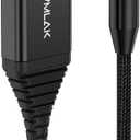 HVMLAK Aux Bluetooth 5.2 Car Adapter, USB Powered 3.5mm Jack, Handsfree Call, Music Streaming for Trucks Hi-Fi Home Stereo Systems