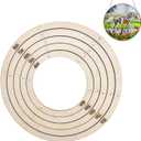 5 Pcs Stained Glass Circle Layout Frame 4/5/6/7/8inch Layout Block System for Stained Glass for Stained Glass Projects DIY Tools