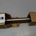 Ivilon Tension Curtain Rod - Spring Tension Rod for Windows or Shower, 24 to 36 Inch. Warm Gold