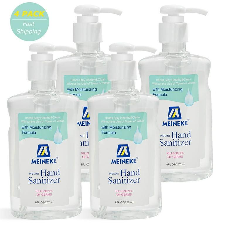 8 Fl. Oz. Advanced Hand Sanitizer Gel with 62% Alcohol Based, 4 Pack