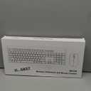 Wireless Keyboard and Mouse Combo, Full Size Silent Ergonomic Keyboard and Mouse, Long Battery Life, Optical Mouse, 2.4G Lag-Free Cordless Mice Keyboard for Computer, Mac, Laptop, PC, Windows (Black)