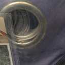 HDCAXKJ Waterproof Outdoor Curtains for Patio with Zipper Top & Bottom Grommet Thermal Privacy Drapes 2 Panels Gazebo Outside Blackout Curtains for Porch Pergola Backyard, 110" W x 108" L, Navy, Was used