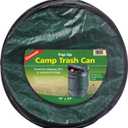 Coghlan's Pop-Up Lightweight Trash Can  Collapsible Waste Bin for Camping, RV, Outdoor Events, and Travel  Durable, Compact, and Easy to Store  29.5 Gallon (Green)