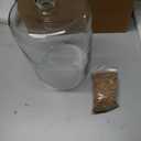 Crafthouse by Fortessa Individual Mini Glass Smoke Cloche for Cocktails/Charcuterie/Drinks/Food with Handheld Smoker, 3 Pieces, Clear (CFH.5.9211)