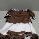 fun shack Girls Chocolate Factory Worker Halloween Costume, Kids Candy Movie Character Outfit for Trick-or-treating (Small)
