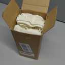 Biscaynebay Wrap Around Bed Skirts with Split Corners for Queen Beds 18" Drop, Ivory Adjustable Elastic Dust Ruffles Easy Fit Wrinkle Resistant Silky Luxurious Fabric Machine Washable