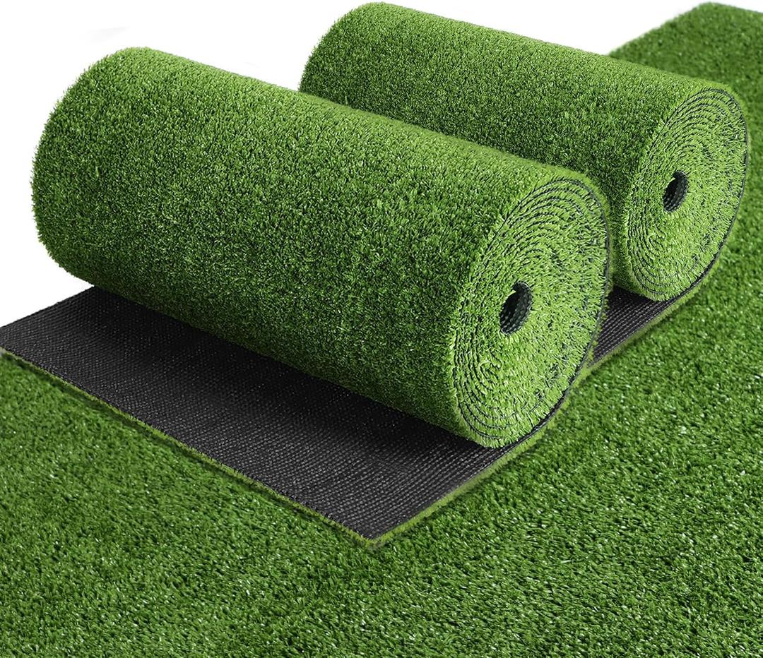 XLX TURF 5'x10' Artificial Grass Runner Rug Waterproof Green Outdoor Carpet
