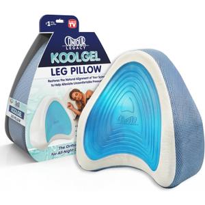 Contour Legacy Cool Leg & Knee Foam Support Pillow for Side Sleepers Soothing Relief for Back, Hips, Knees, Joints, Nerves & Muscles