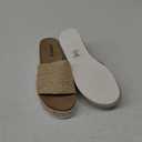 Soda Women Flip Flops Slides Slip-On Sandals Peep Toe Single Band BOARD Raffia 7.5