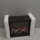 11x4.7x8 Inch Fireplace Lanterns Decorative Flameless Portable Led Lantern Battery Operated and USB Operated 6 Hours Timer Included Indoor/Outdoor(No Heater Function)