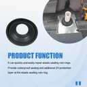 14137 3"-4" Waterproof Rain Collars for No-Calk Roof Flashing, Replacement 3"-4" Roof Vent Boot (Pack of 4)