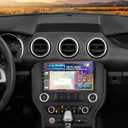 [2G+64G] Car Radio for Ford Mustang 2015-2020 (Adapts to 3 Buttons Only), Volxcereo 9 inch Android Touchscreen Stereo with Carplay/Android Auto, GPS, WiFi, Bluetooth, SWC, EQ, FM/RDS