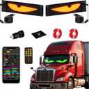 LED Eyes for Truck Windshield, 2PCS 23.6inx4.7in Devil Eyes Light for Windshield, Devil Eyes Light for Car, Truck, SUVs, Gift for Men