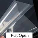 6x40 Inch (100 Pack) Flat Open Poster Bags - 2 Mil Long Narrow Plastic Sleeves, Clear, Waterproof Tube Storage