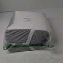 Blissful Diary Vegan Leather Baby Changing Pad with Waterproof & Wipe-Clean PU Cover, Standard Size Cozy Diaper Changing Pad for Dresser and Table, Light Gray