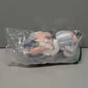 Chunky Knit Chenille Yarn for Hand Knitting Blankets, Super Soft Big Jumbo Blanket Yarn, Pink White Grey