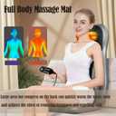 Massage Chair Pad with Heat, Portable Electric Full Body Massage Mat, 3D Shiatsu Back Massager with Movable Multi-Function Leg and Foot Massager for Body, Shoulder, Neck