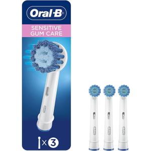 Oral-B Sensitive Gum Care Electric Toothbrush Replacement Brush Heads Refill, 3 Count (White)