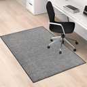 Office Chair Mat for Hardwood Floor, 36 x 48 inches Heavy Duty Rattan-Like Woven Desk Chair Mat, Non-Slip Floors Protector for Computer Chair
