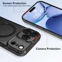 OOK Magnetic Clear Phone Case for iPhone 17 Pro Max for Women Men, Black | Soft TPU Anti-Scratch Shockproof Protective Phone Cover, Compatible with MagSaf