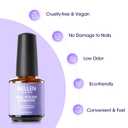 2 x Gellen 2 Pcs Gel Polish Remover Kit with Nail File and Cuticle Pusher - Easily Remove Gel Nail Polish in 2-5 Minutes