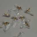 MorningRo 8 Pcs Gold Bow Drawer Knobs Matel Bow Knobs for Dresser Vintage Dresser Handles Pulls Decorative Drawer Handles for Home Bedroom Kitchen Cabinets Hardware Cupboard (1.6 x 1 Inch)