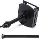 E Track Spare Tire Mount, Dual E-Track Fittings Spare Tire Carrier for Enclosed Trailers, Utility Trailer, Trucks, Garages E Track Accessories and E Track Rails