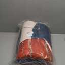 Ansouyi Orange Blue and Gold Non-Slip 5x7 ft Area Rugs, Washable Rug Carpet for Living Room, Terracotta Abstract Modern Art Home Decor Rugs for Game Room Classroom Bedroom Dining Kindergarten Room