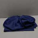 DONREN 24 Inch Length Blackout Short Curtain Panels for Small Window - Navy Blue Thermal Insulated Room Darkening Rod Pocket Tiers for Bedroom (42 by 24 Inch 2 Panels)