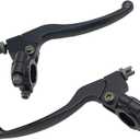 KAKO 7/8" Clutch Brake Handle Lever Perch, Left Right Brake Clutch Lever Perch, Black Universal Clutch Lever for Honda CR XL XR CRF XR80 XR100 CRF70 CRF50 CRF80 CRF100 CRF150 Dirt Bike Brake Lever