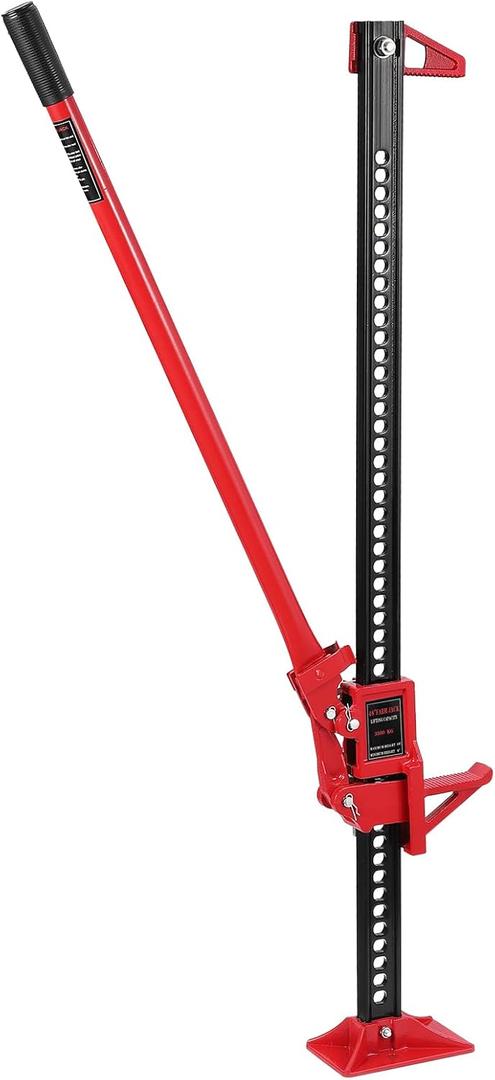 Garvee High Lift Recovery Jack 48", 3.5 Ton (6000 Lb) Heavy Duty Off-Road Farm Lifting Equipment with Wide Base, Multi-Purpose Utility Bumper Lifter for Car, Truck, SUV, Trailer, 4x4 & Farm Use
