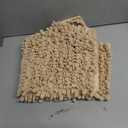 OLANLY Toilet Rugs U Shaped 24x20, Thick Soft and Absorbent Chenille Contour Bath Mat, Non-Slip Rubber Backing, Machine Washable Quick Dry Toilet Mat, Home Decor Accessories, Beige