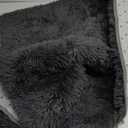 X-Large Modern Shag Area Rugs, 5.3'x7.6' Ultra Soft Fluffy Carpet, Non-Slip  Floor Carpet for Girls, Kids Room Living Room Bedroom Home Holiday Decor,47 * 79 cinchs/Dark Grey