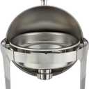 Winco Madison Stainless Steel Chafer with Roll Top, 6 Quart