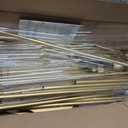 4Sets Floor Candelabra Tall 7 Arm Centerpieces for Wedding, 48" Tall Metal Candlestick Holders with Acrylic Lampshade for Home Party Decor Fit LED Taper Candles candelabros para centros de mesa