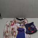 Spooktacular Creations Zombie Baseball Player Costumes for Boys, Scary Halloween Costume for Kids, Halloween Parties (Medium (8-10yr))