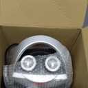 GiveBest Portable Electric Space Heater with Thermostat, 1500W/750W Safe and Quiet Ceramic Heater Fan, Heat Up 200 Square Feet for Office Room Desk Indoor Use, Silver