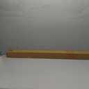 EXCLUSIVE HOME Torch 1" Curtain Rod and Coordinating Finial Set, Matte Bronze, Adjustable 36"-72"