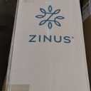 ZINUS 12 Inch King Green Tea Memory Foam Mattress [New Version], Fiberglass Free, Medium Firm Feel, Zoned Pressure Relief, Certified Safe Foams & Fabric, Mattress in A Box (White)