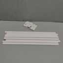 Delamu 157in Cord Covers for Wires on Wall, Cord Hider for 1 Cord, Paintable Cable Hider, Cable Management Wire Covers for Cords, W0.55 H0.4in, White